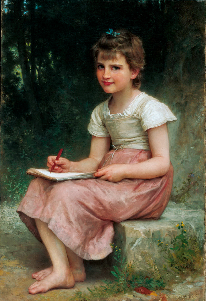  阿道夫·布格罗 Adolphe Bouguereau —— 一声呼唤 (2)